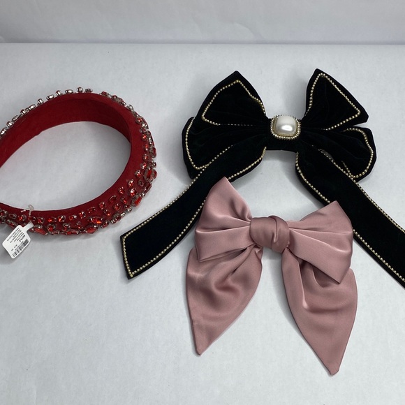 Accessories - Bundle Hair Accessories Set with Bows and Headband